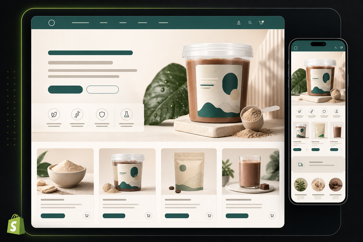 Collanature AI-generated e-commerce thumbnail